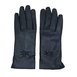 دستکش زنانه چرم لانکا مدل LGW-3