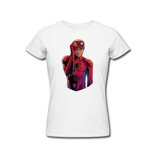 تی شرت آستین کوتاه زنانه مدل اسپایدرمن کد 1364