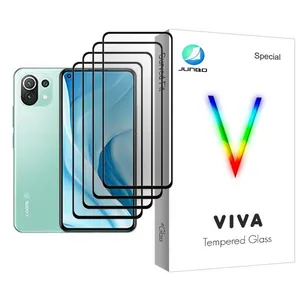 Junbo Viva Glass MIX004 Screen Protector For Xiaomi Mi 11 Lite 5G Pack Of 4