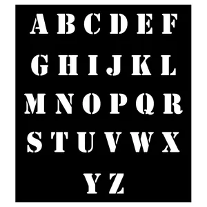 شابلون مدل حروف الفبای انگلیسی کد SP674-1