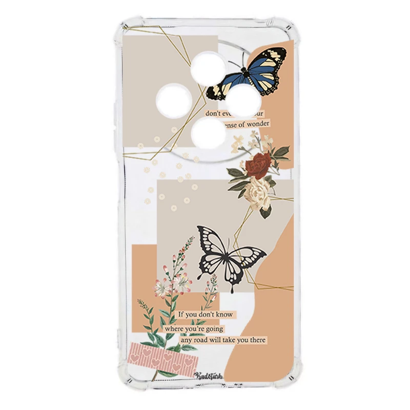 کاور طرح Butterfly مناسب برای گوشی موبایل شیائومی Redmi 14C / Poco C75