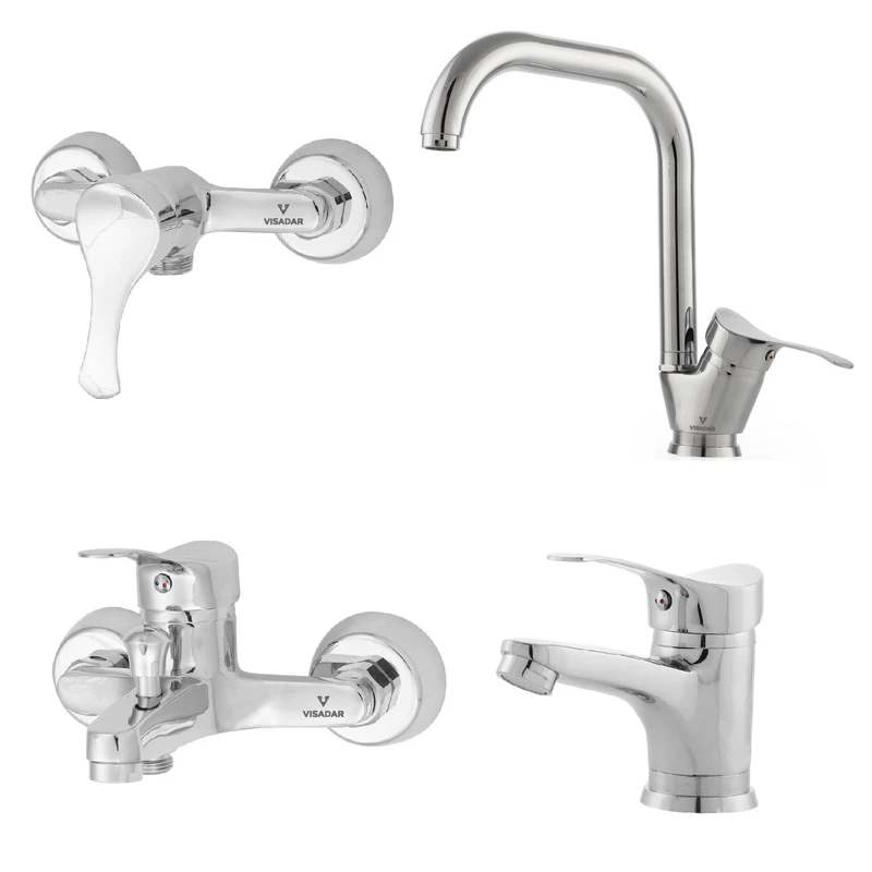 ست شیرآلات ویسادار مدل دیون مجموعه 4 عددی