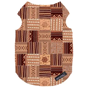 لباس سگ و گربه 27 طرح Plaid African کد MH138 سایز S