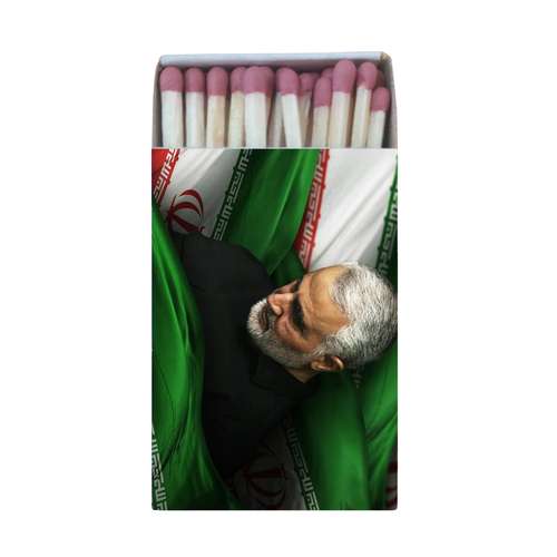 کبریت طرح شهید حاج قاسم سلیمانی مدل K1049