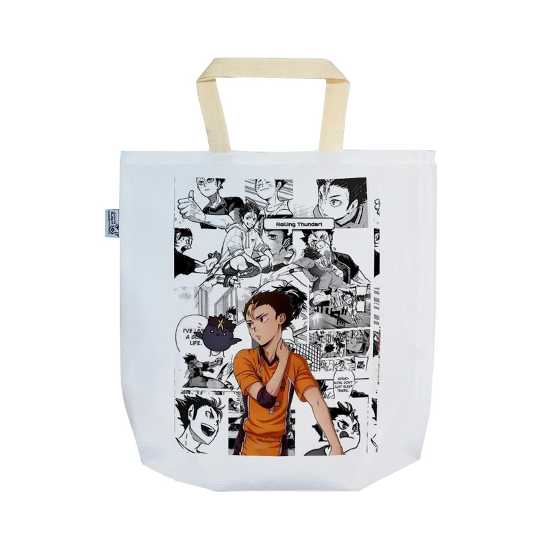 ساک خرید ترمه طراحان ایده مدل انیمه آبشار سرنوشت Haikyu کد strm0582 - S