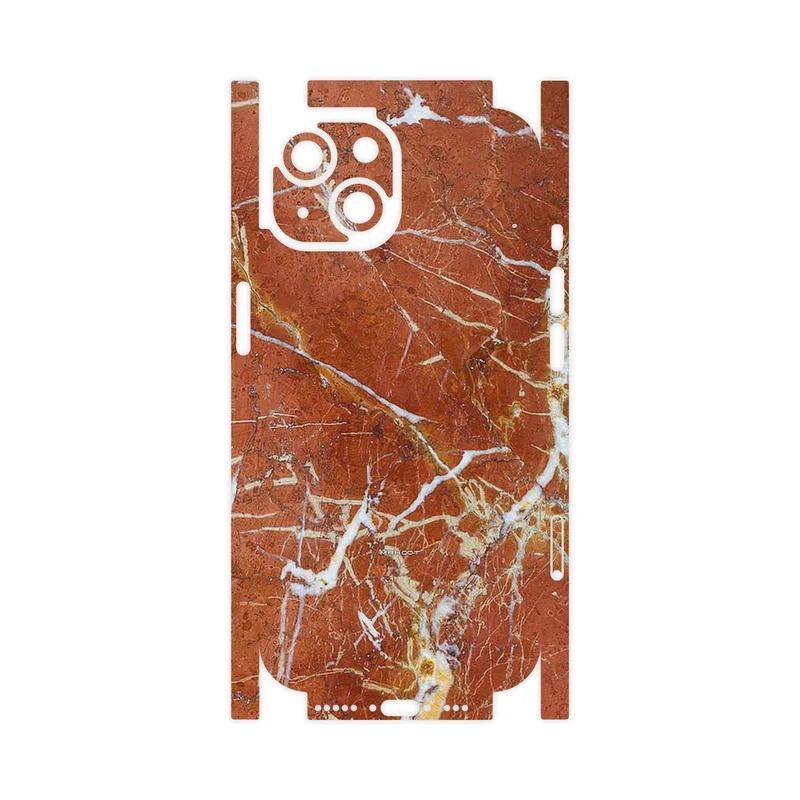 برچسب پوششی ماهوت مدل Red Marble-FullSkin مناسب برای گوشی موبایل اپل iPhone 15