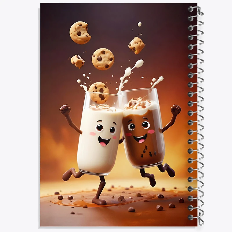 دفتر نقاشی 50 برگ خندالو طرح آیس کافی کد F6827