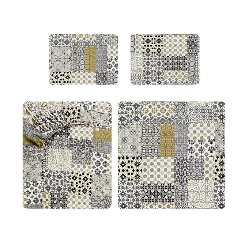 سرویس روتختی 2 نفر 4 تکه آدنو مدل مهرنوش کد IR221