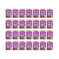 پوچ گربه ویسکاس مدل گوشت بره وزن 85 گرم بسته 28 عددی
