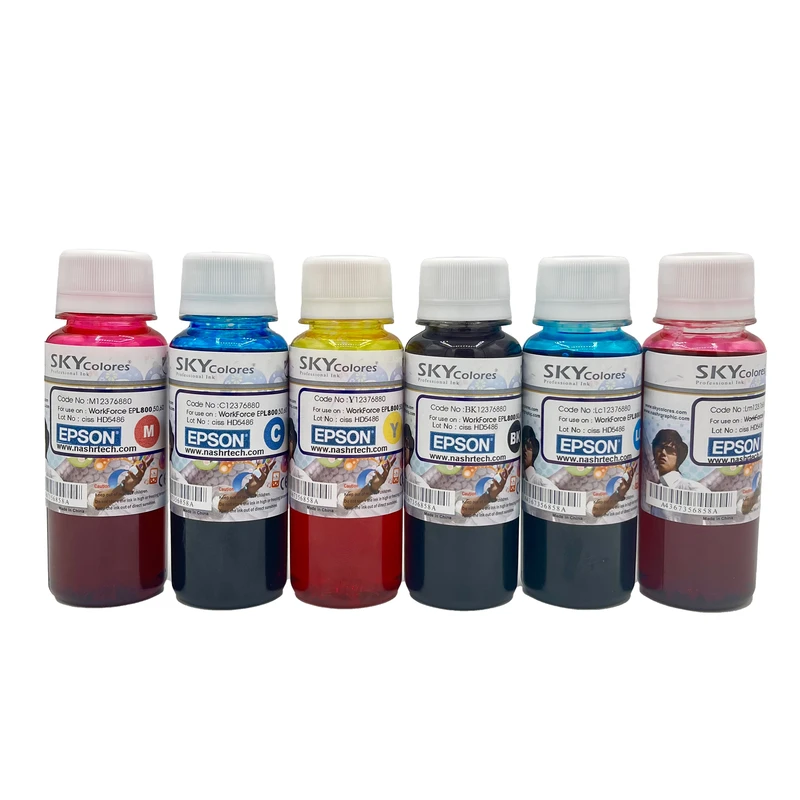 جوهر مخزن اسکای کالر مدل EP‌100M حجم 100 میلی‌لیتر مجموعه 6 عددی