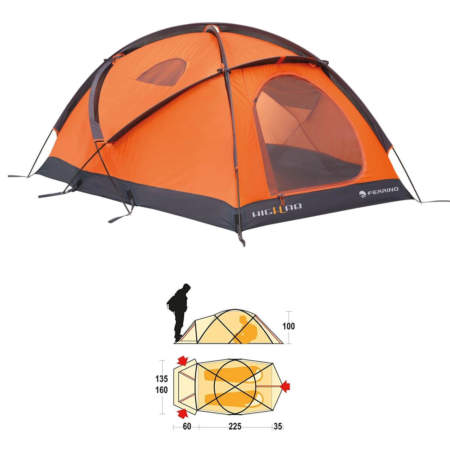 چادر اضطراری فرینو مدل SnowBound 2 - - 3