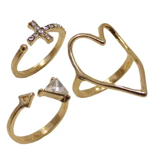 بند انگشتی زنانه کد RKH_1137 مجموعه 3 عددی