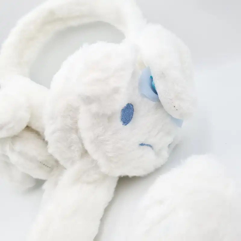 گوش گیر زمستانی بچگانه مدل سینومورول پمپی گوش متحرک چراغ دار کد 07