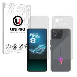 Unipro star 4 model matte screen protector suitable for Asus ROG Phone 8 mobile phone along with the back protector