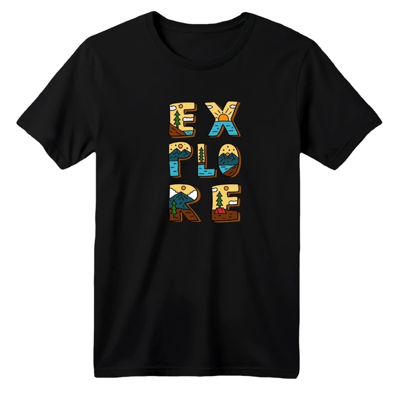 تی شرت آستین کوتاه بچگانه مدل اکتشاف