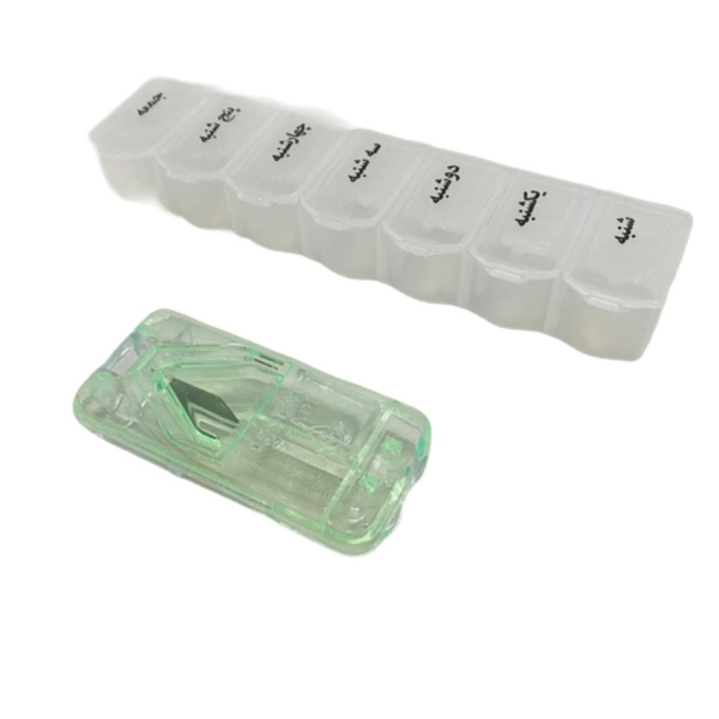 محفظه نگهداری قرص مدل FT به همراه دستگاه تقسیم قرص