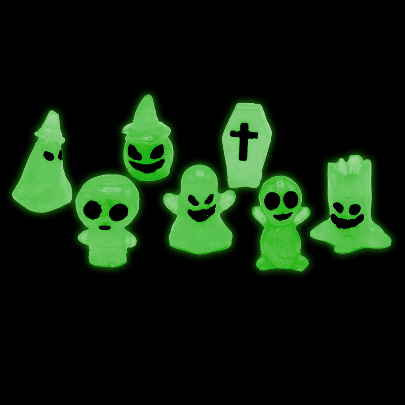 مجسمه مدل شب تاب طرح هالوین بسته 7 عددی