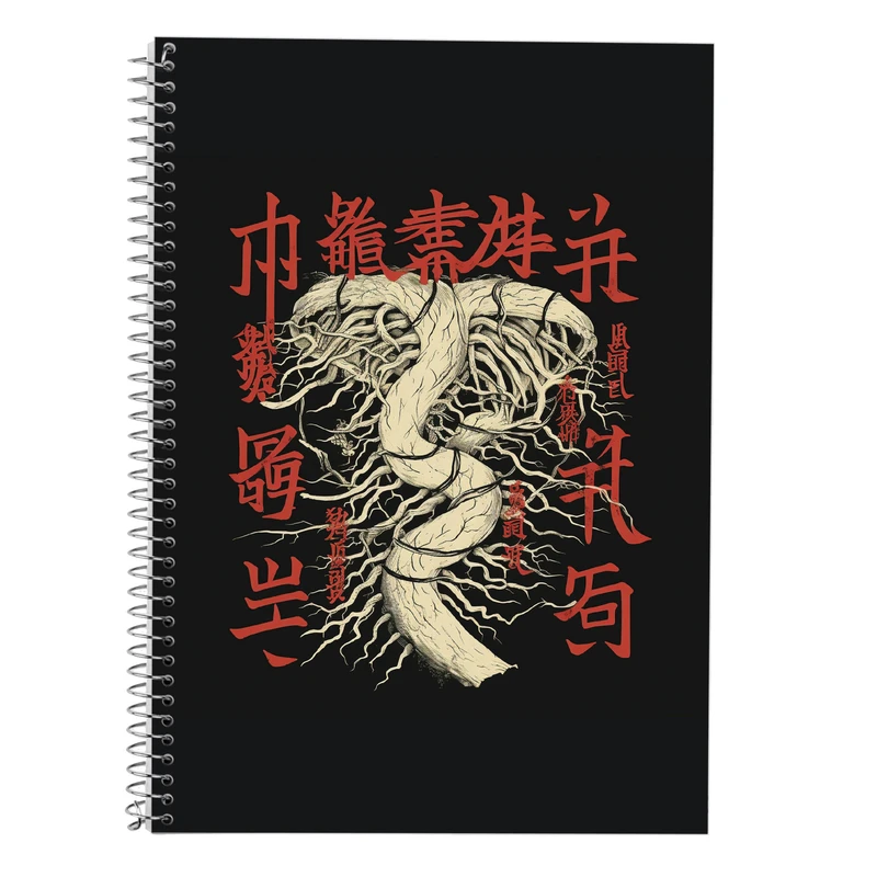 دفتر زبان 50 برگ مدوپد مدل دوخط طرح Fullmetal Alchemist کد DF2296