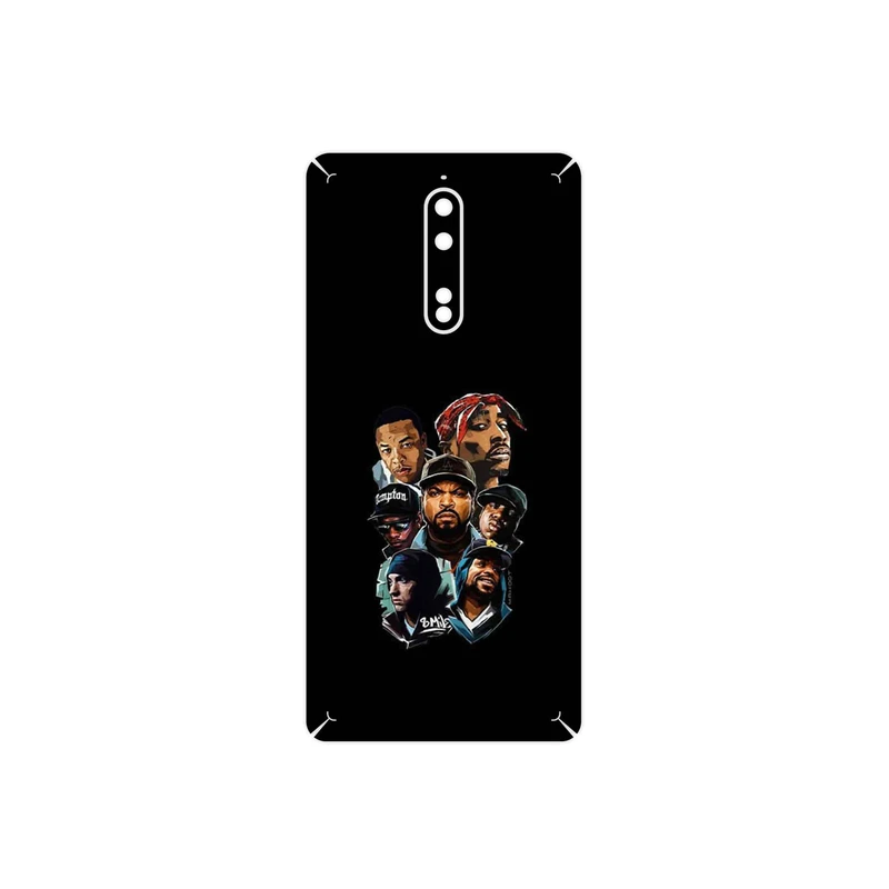 برچسب پوششی ماهوت مدل Great Rappers Digital Art مناسب برای گوشی موبایل نوکیا 8