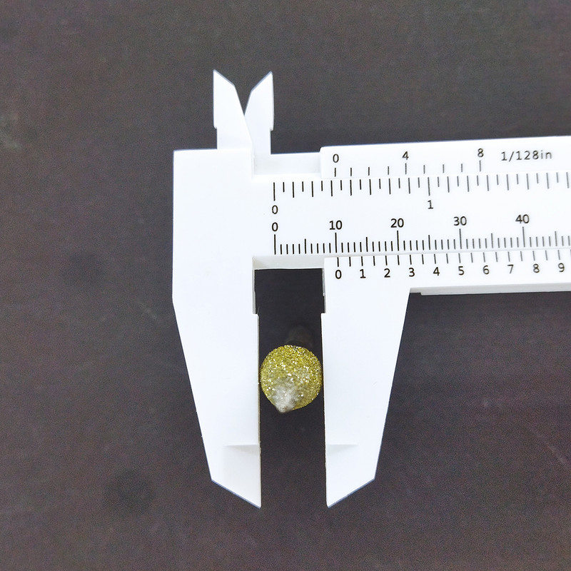 سنگ ساب سر دریلی طرح مخروطی سایز 10 میلی متر