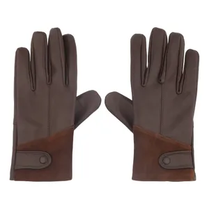 دستکش مردانه چرم مشهد مدل R0545-088-09