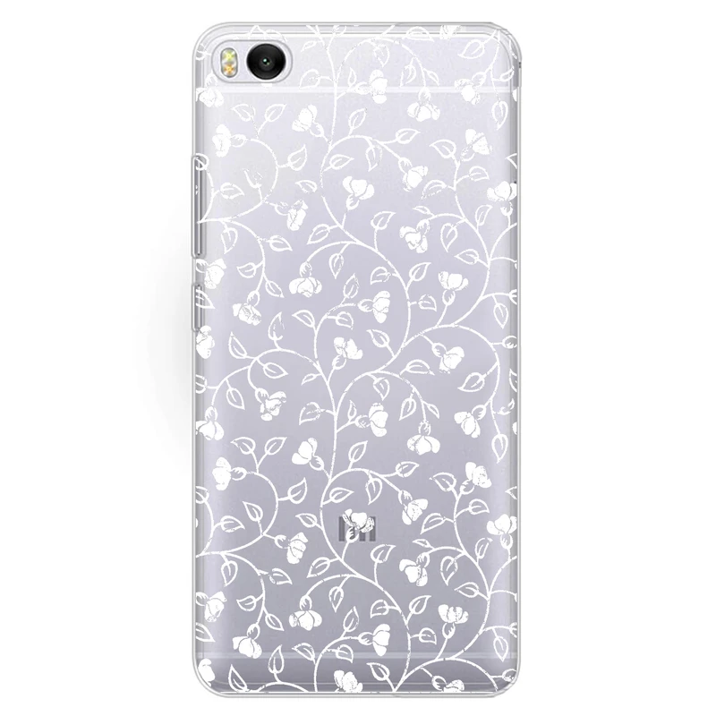 کاور مگافون طرح گل مدل C42-W مناسب برای گوشی موبایل شیائومی Mi 5s
