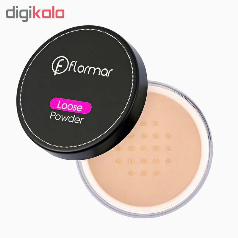 پودر تثبیت کننده آرایش فلورمار مدل Loose Powder شماره 01 پودر تثبیت کننده آرایش فلورمار مدل Loose Powder شماره 01