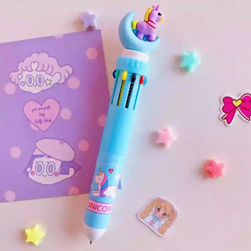 خودکار مدل يونيکورن و ماه 10 رنگ 435