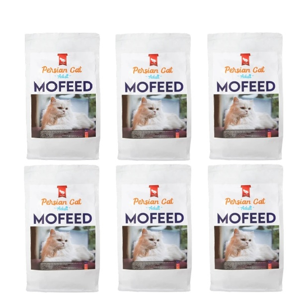 غذا خشک گربه بالغ مفید مدل پرشین طعم مرغ و ماهی وزن 2000 گرم مجموعه 6 عددی