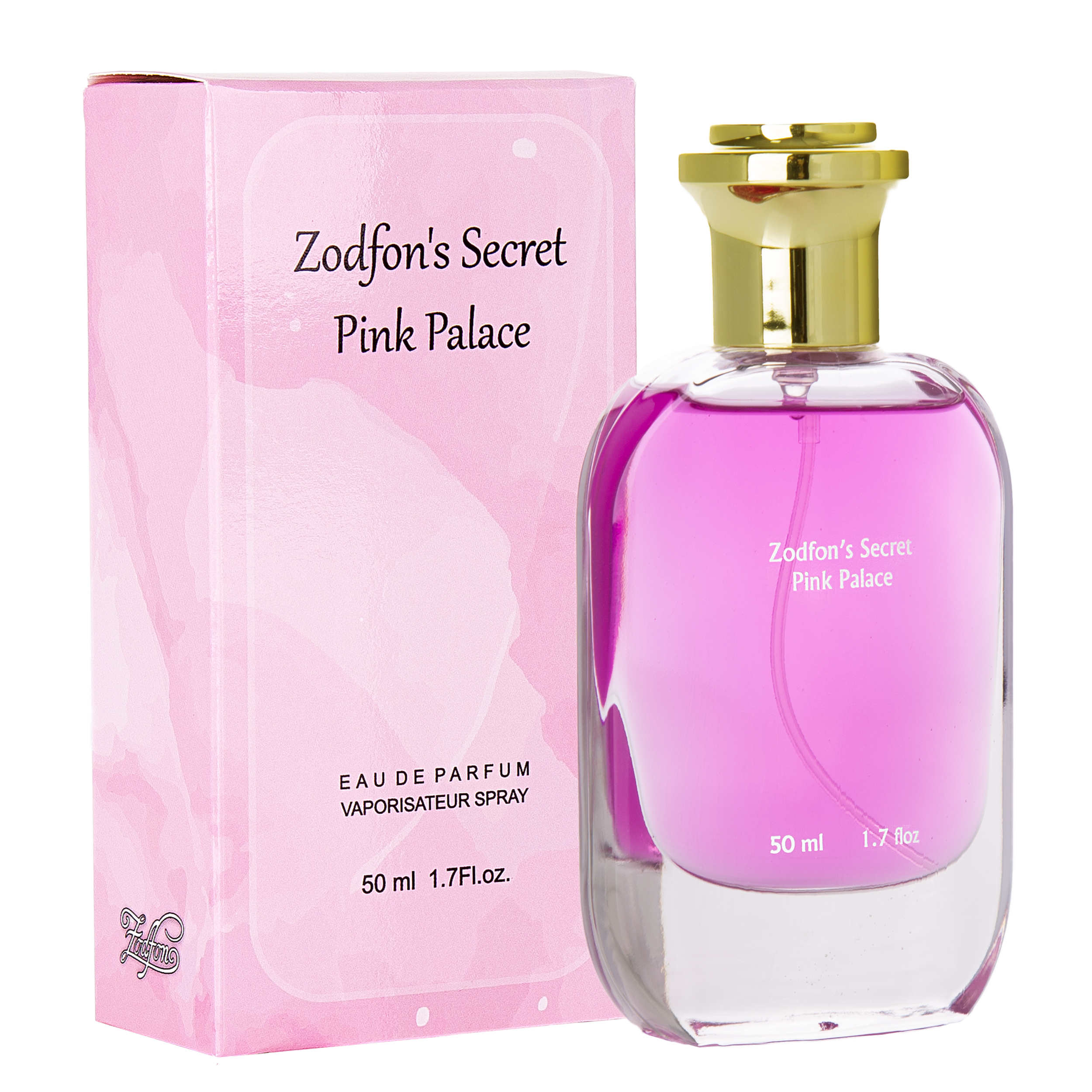 ادو پرفیوم زنانه زدفون مدل pink palace با رایحه معتدل حجم 50 میلی لیتر