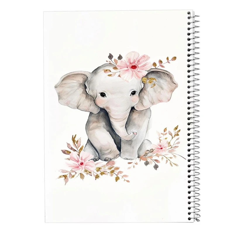 دفتر ژورنال نویسی 50 برگ مدوپد مدل نقطه ای طرح موجودات فانتزی کد DF16830