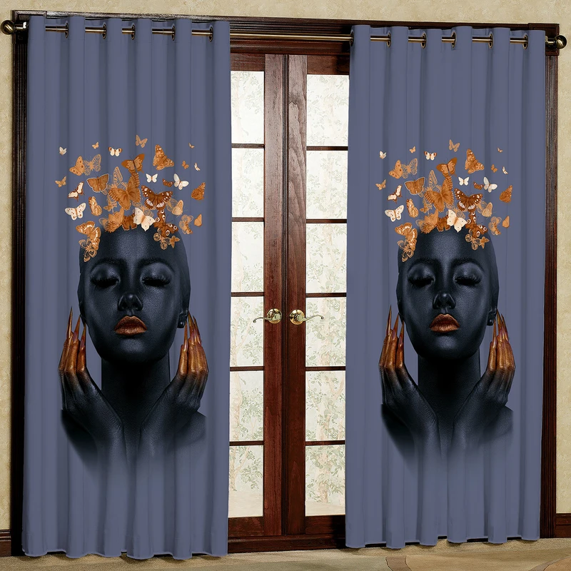 پرده مدل مخمل پانچی کد 1896T2 سایز 200x140 سانتی متر