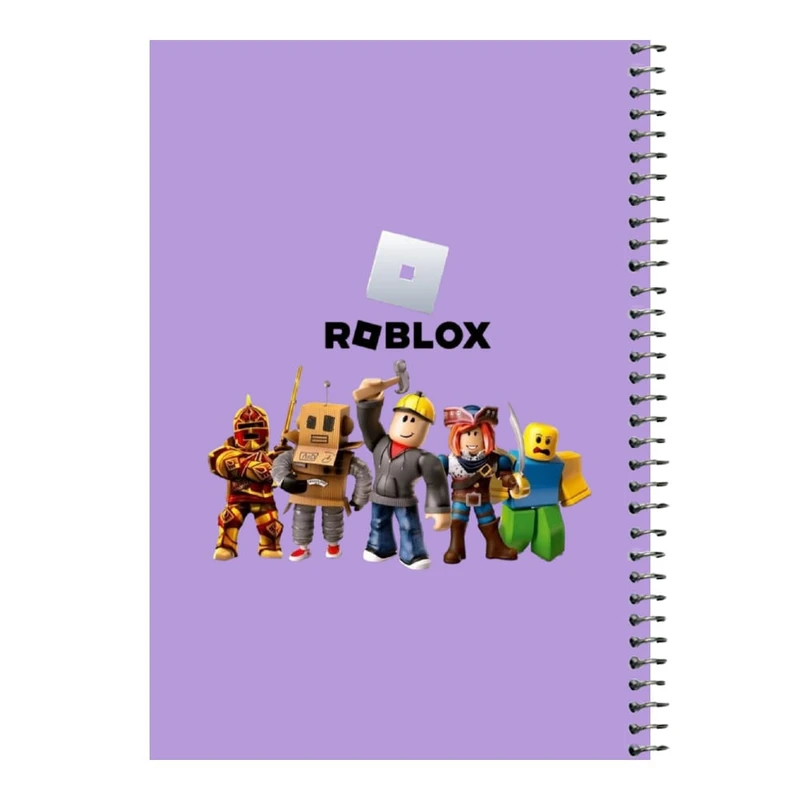 دفتر مشق 80 برگ اس جی مدل روبلاکس   