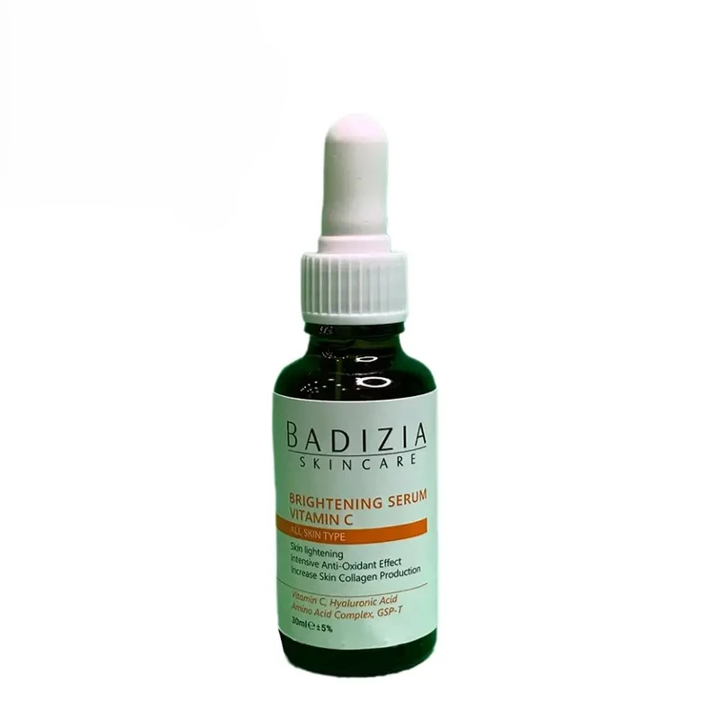 سرم پوست روشن‌کننده ضد لک پوست بادیزیا مدل Brightening Vitamin C مناسب برای انواع پوست حجم 30 میلی‌لیتر
