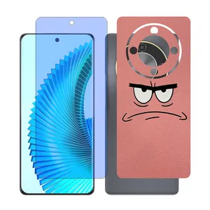 Glass together model anti blue screen protector suitable for Honor X9b mobile phone with back cover sticker