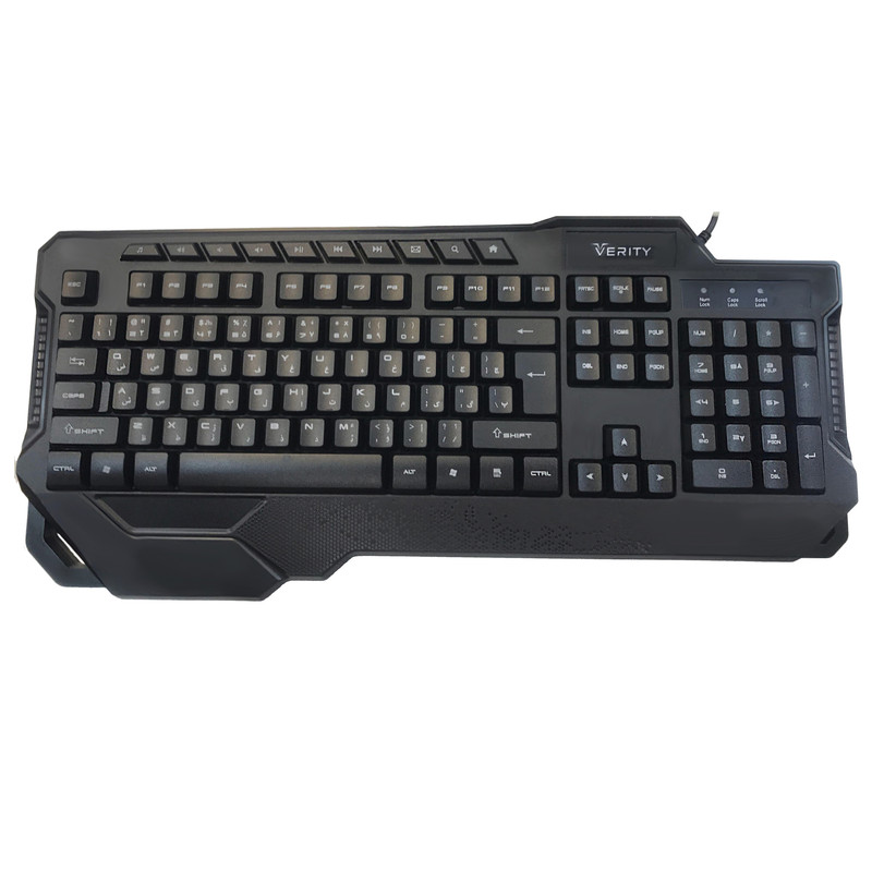 کیبورد و ماوس مخصوص بازی وریتی مدل V-KB6121GCW 1