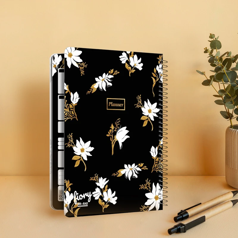 دفتر برنامه ریزی  مستر راد طرح گل ساکورا مدل پلنر روزانه کد 1636 Flower