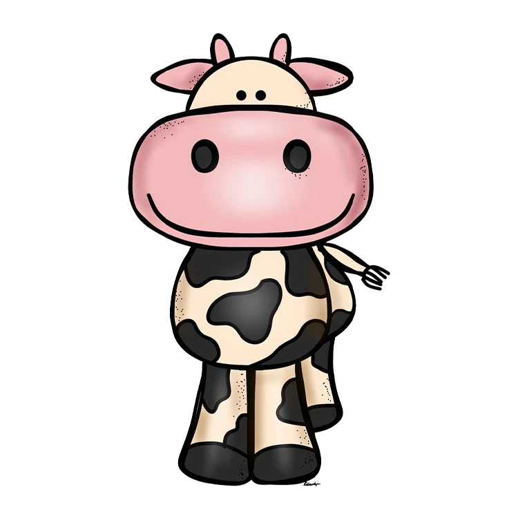 استیکر پارچه و لباس پاد آفرین مدل کارتونی کیوت فانتزی بامزه کد S3385