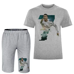 ست تی شرت و شلوارک مردانه مدل رونالدو A235