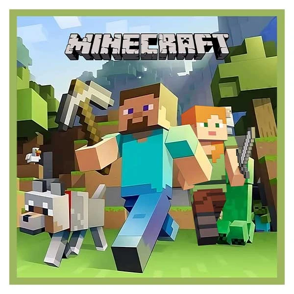 بنر تولد طرح ماین کرافت مربعی کد 150-150