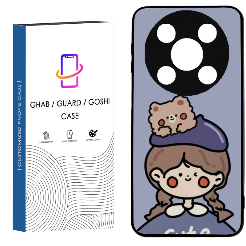 کاور قاب گارد گوشی طرح دخترانه کد 43 - TPU مناسب برای گوشی موبایل وکال V2 / V2 Lite