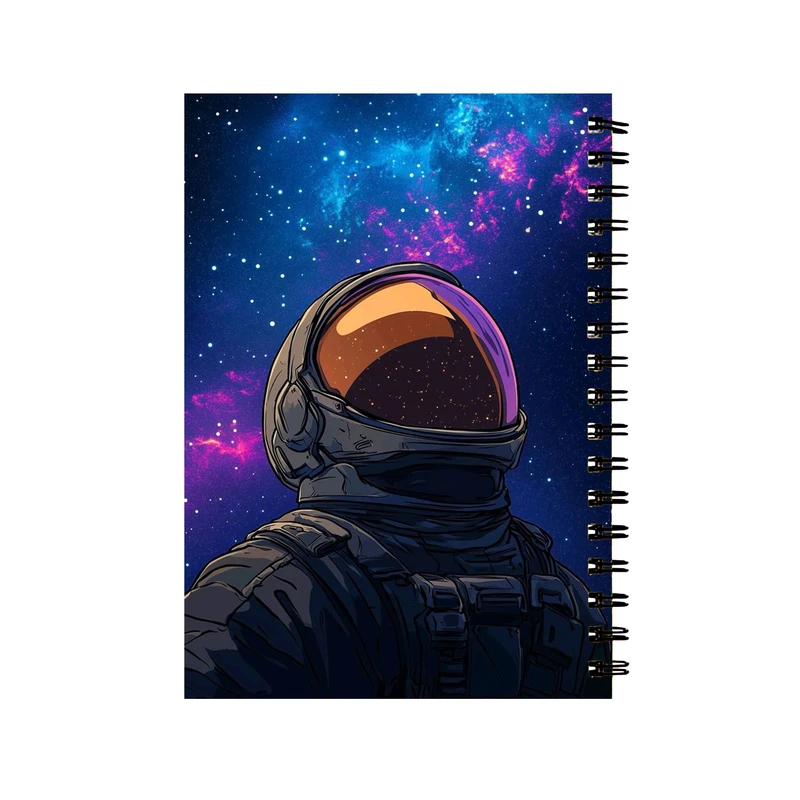 دفتر مشق 60 برگ طرح فضانورد کد 625