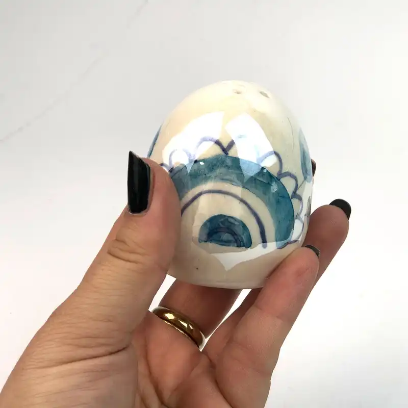 نمکدان سفالی مدل لاستر مجموعه 2 عددی