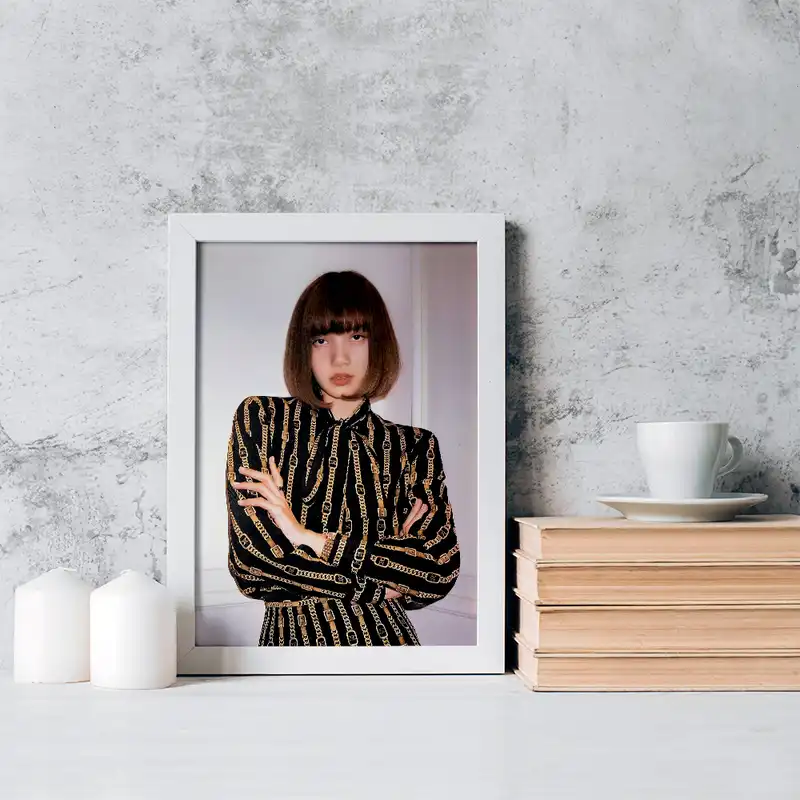 تابلو خندالو مدل لیسا گروه بلک پینک کد 16682