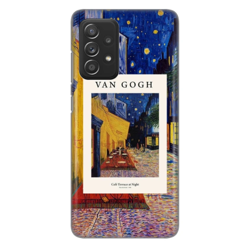 کاور طرح کافه تراس در شب کد DIMO-039 مناسب برای گوشی موبایل سامسونگ Galaxy A72s / Galaxy A72 
