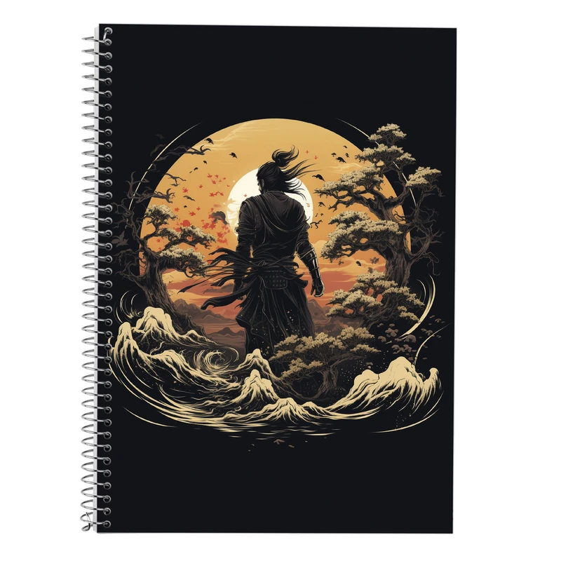 دفتر زبان 50 برگ مدوپد مدل سه خط طرح Vindland Saga کد DF3205