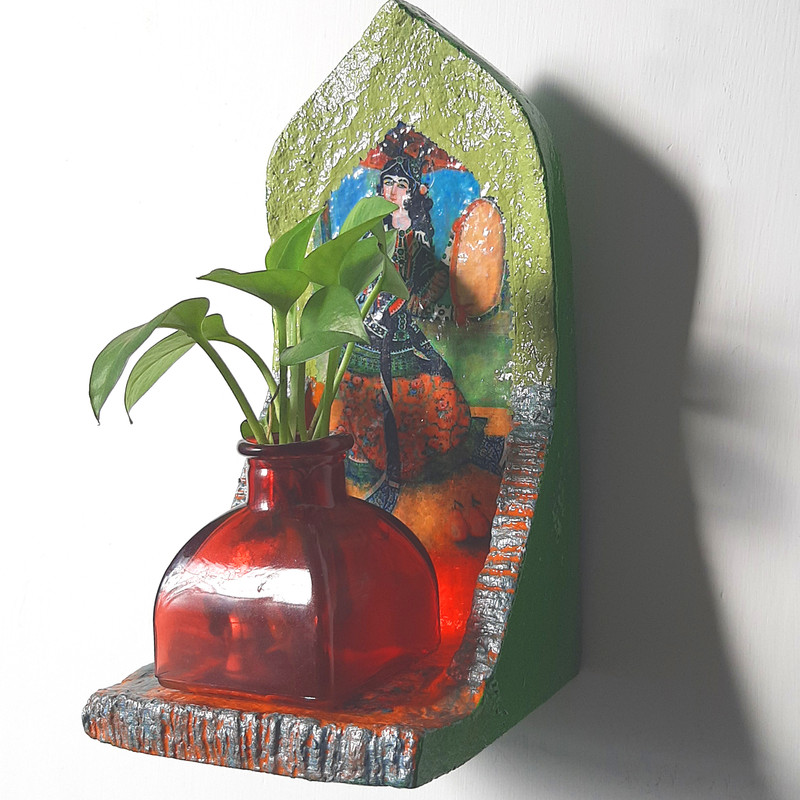 گلدان دیواری مدل طاقچه کد 7001 گلدان دیواری مدل طاقچه کد 7001