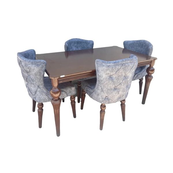 میز و صندلی ناهارخوری چهار نفره گروه تولید اسپیناس مدل Richel-190004