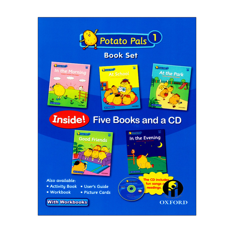 کتاب داستان Potato Pals 1 اثر Patrick Jackson And Rie Kimura انتشارات الوندپویان 5 جلدی کتاب داستان Potato Pals 1 اثر Patrick Jackson And Rie Kimura انتشارات الوندپویان 5 جلدی