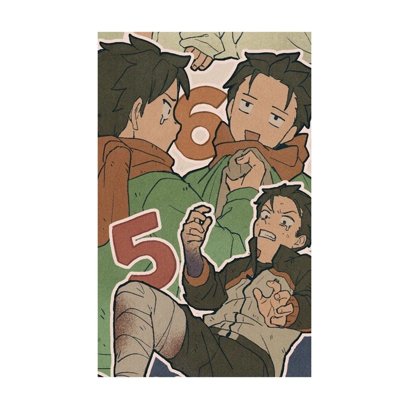 استیکر لپ تاپ و موبایل مدل انیمه طرح ری:زیرو  ناتسوکی سوبارو Re:ZERO Natsuki Subaru کد 5399